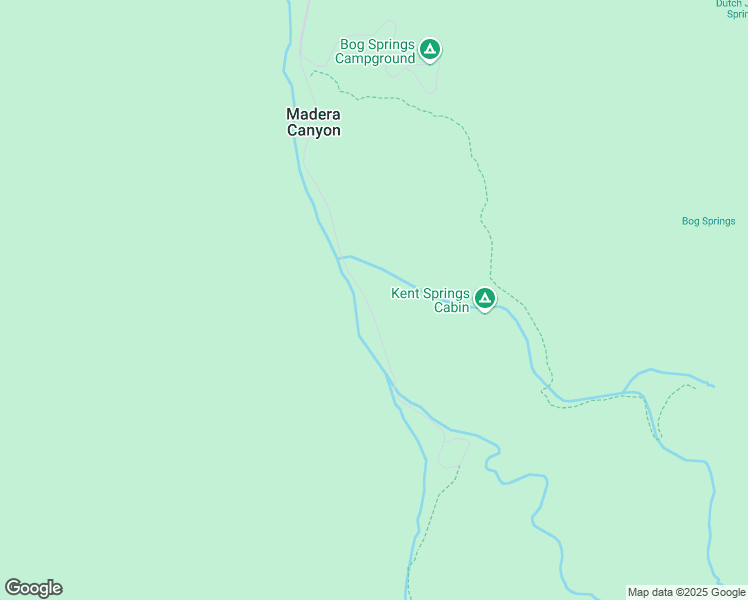 map of restaurants, bars, coffee shops, grocery stores, and more near 1265 Madera Canyon Road in Madera Canyon