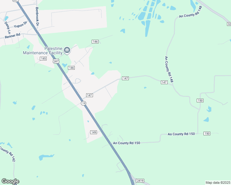 map of restaurants, bars, coffee shops, grocery stores, and more near 33 Armory Road in Palestine