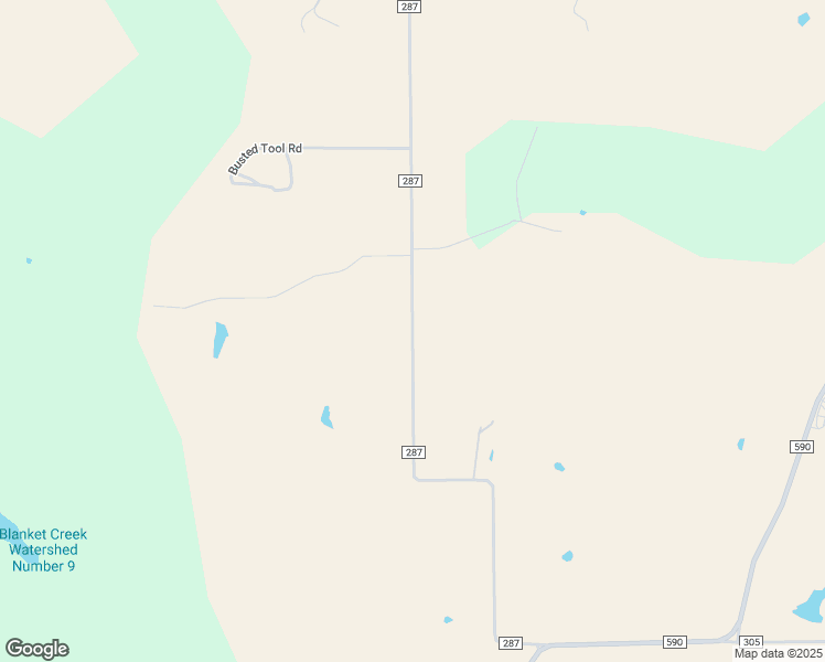 map of restaurants, bars, coffee shops, grocery stores, and more near County Road 287 in Brown County