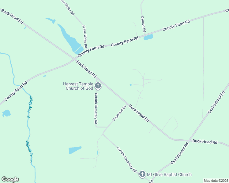 map of restaurants, bars, coffee shops, grocery stores, and more near 7529 Buck Head Road in Baxley
