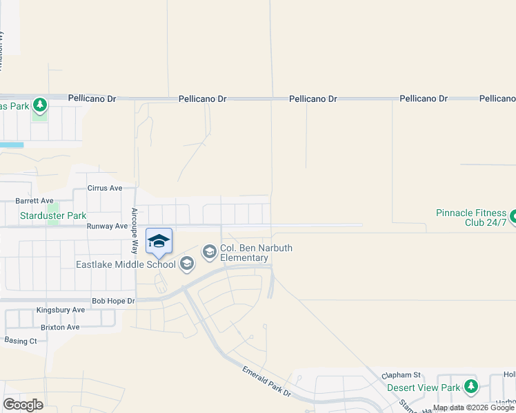 map of restaurants, bars, coffee shops, grocery stores, and more near 13057 Aerodrome Avenue in Horizon City