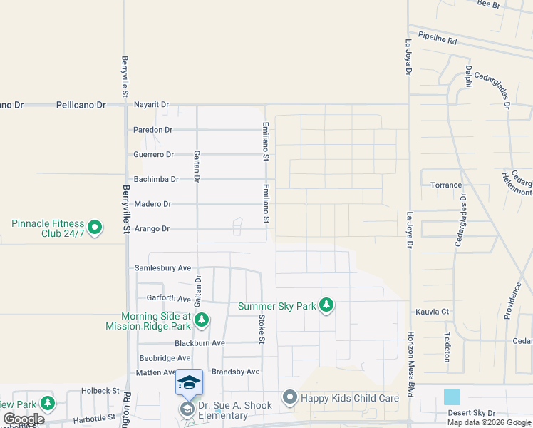 map of restaurants, bars, coffee shops, grocery stores, and more near 1240 Emiliano Street in El Paso