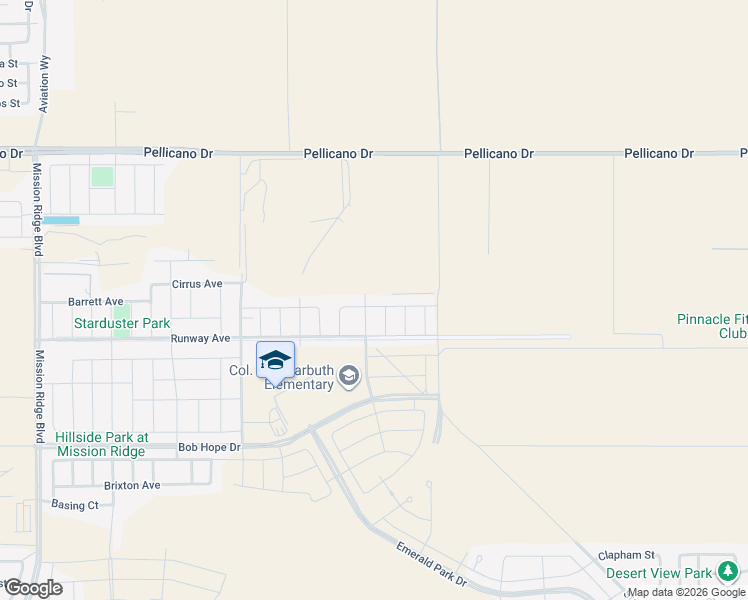 map of restaurants, bars, coffee shops, grocery stores, and more near 13025 Aerodrome Avenue in Horizon City