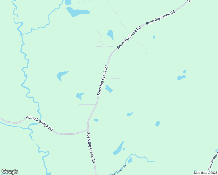 map of restaurants, bars, coffee shops, grocery stores, and more near Soso Big Creek in Soso
