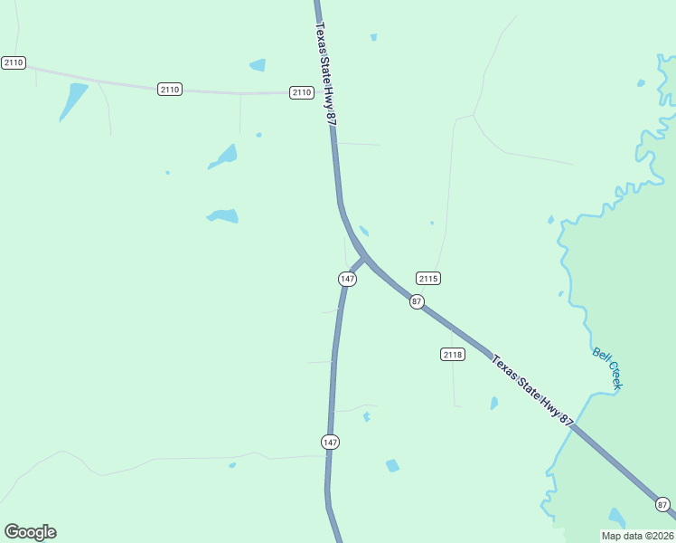 map of restaurants, bars, coffee shops, grocery stores, and more near 244 Texas 147 in Center