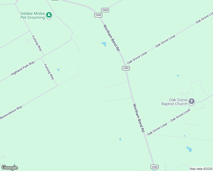 map of restaurants, bars, coffee shops, grocery stores, and more near 1260 Benevolence Way in China Spring