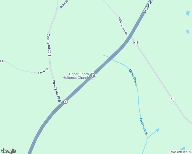 map of restaurants, bars, coffee shops, grocery stores, and more near 5531 U.S. 431 in Eufaula