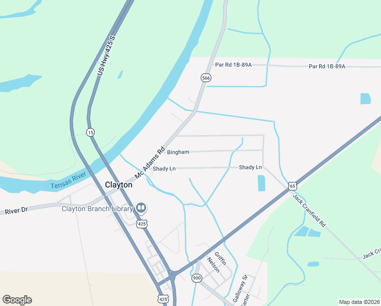 map of restaurants, bars, coffee shops, grocery stores, and more near 101-205 Bingham in Clayton