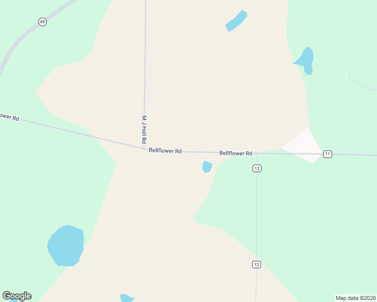 map of restaurants, bars, coffee shops, grocery stores, and more near Bellflower Road in Dawson