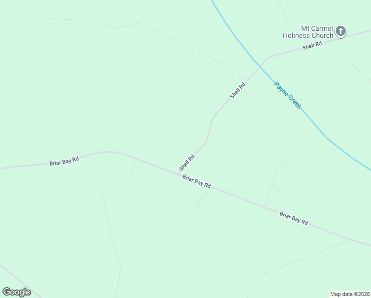 map of restaurants, bars, coffee shops, grocery stores, and more near 2009 Shell Road in Riceboro