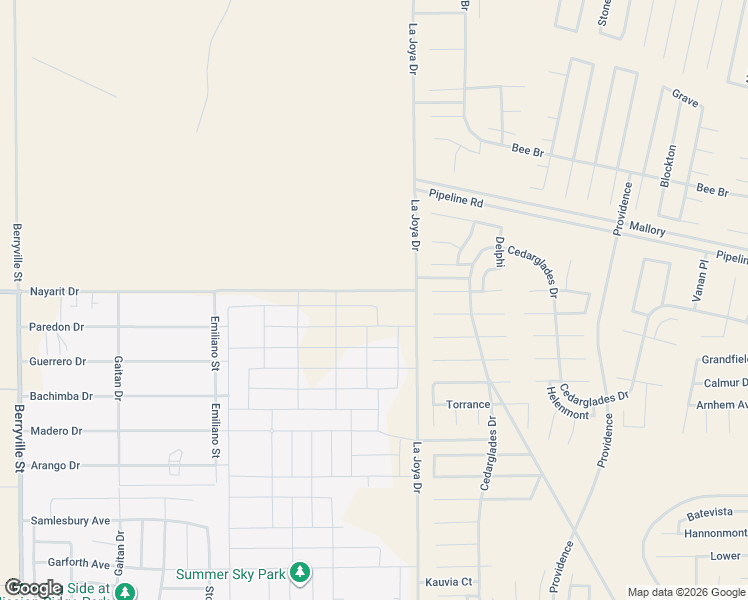 map of restaurants, bars, coffee shops, grocery stores, and more near Nayarit Road in El Paso