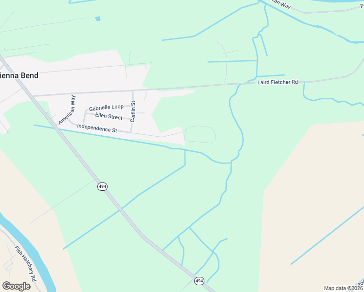 map of restaurants, bars, coffee shops, grocery stores, and more near 150 Alex Avenue in Natchitoches