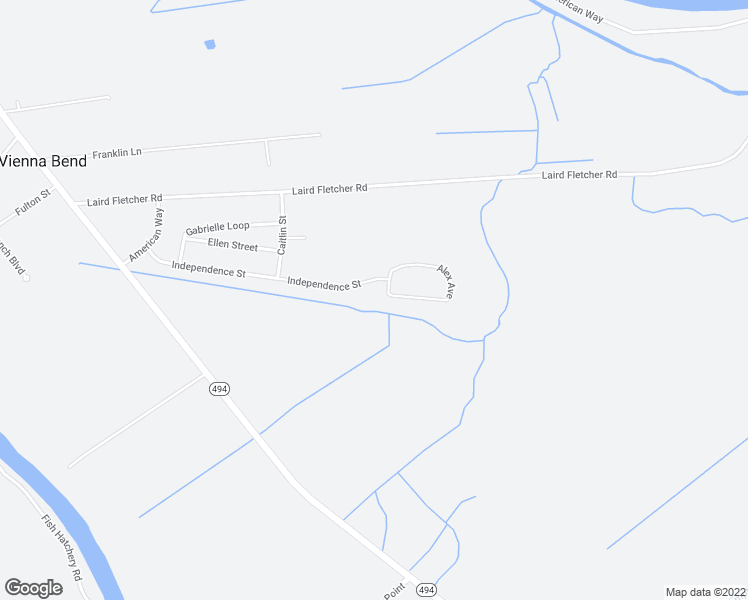 map of restaurants, bars, coffee shops, grocery stores, and more near 150 Alex Avenue in Natchitoches