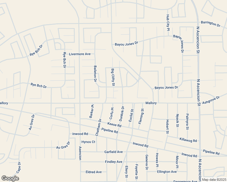 map of restaurants, bars, coffee shops, grocery stores, and more near Unnamed Road in El Paso County
