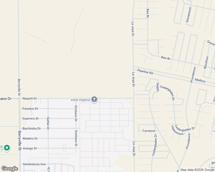 map of restaurants, bars, coffee shops, grocery stores, and more near in Horizon City