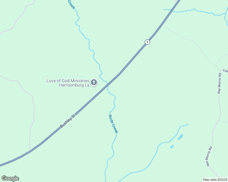 map of restaurants, bars, coffee shops, grocery stores, and more near 8733 Louisiana 8 in Harrisonburg
