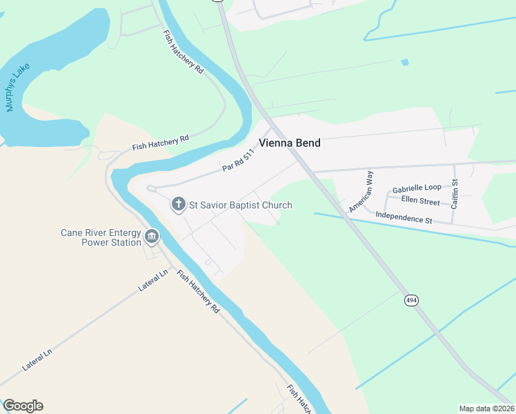 map of restaurants, bars, coffee shops, grocery stores, and more near 100-314 Par Road 513 in Natchitoches