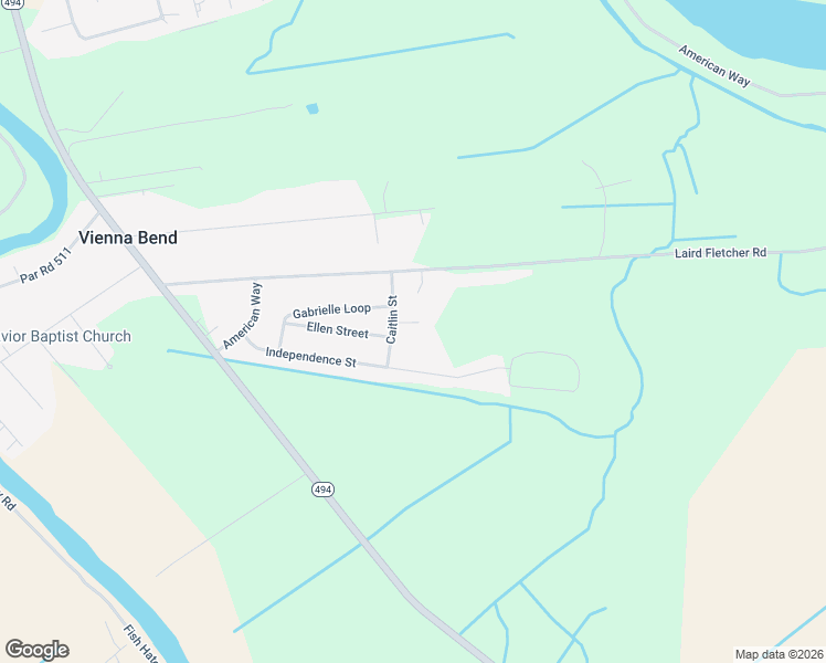 map of restaurants, bars, coffee shops, grocery stores, and more near Rachel Street in Natchitoches