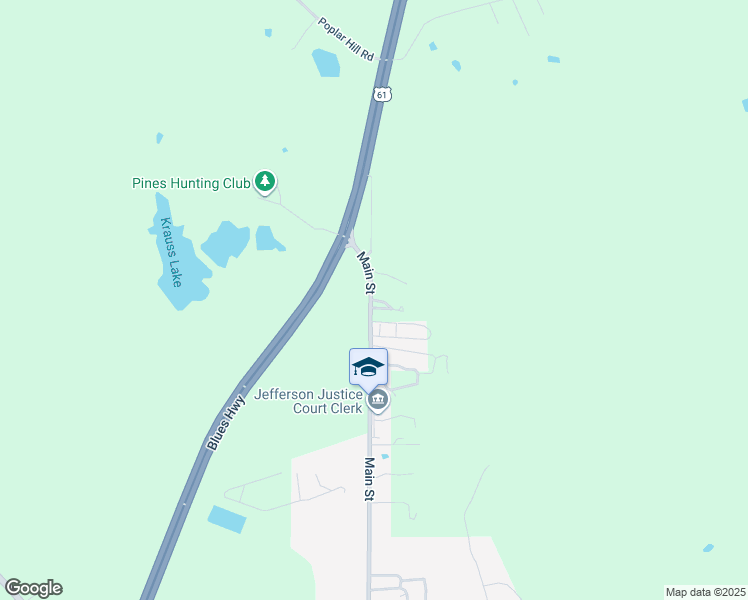 map of restaurants, bars, coffee shops, grocery stores, and more near Main Street in Fayette