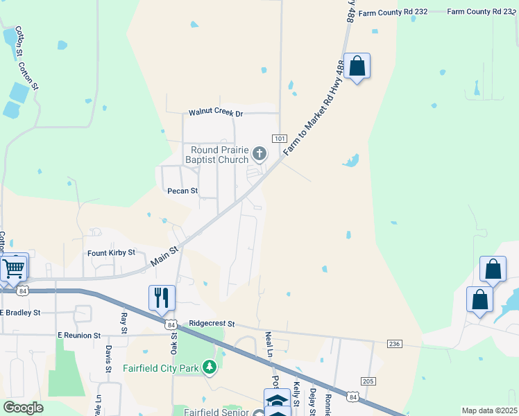 map of restaurants, bars, coffee shops, grocery stores, and more near 100 Talford Street in Fairfield