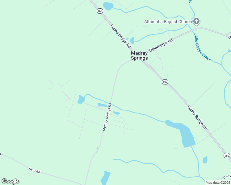 map of restaurants, bars, coffee shops, grocery stores, and more near 2880 Madray Springs Road in Jesup