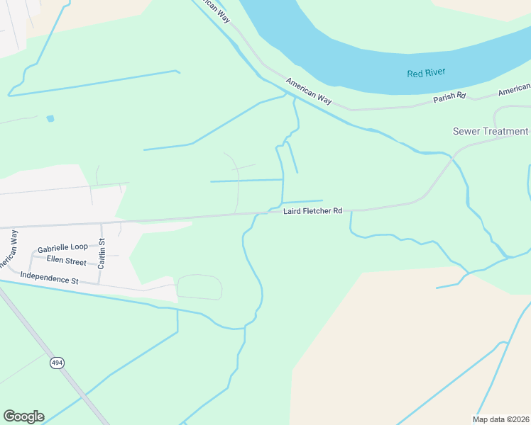 map of restaurants, bars, coffee shops, grocery stores, and more near 784 Laird Fletcher Rd in Natchitoches