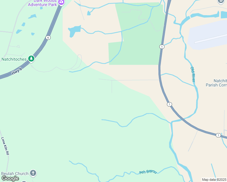 map of restaurants, bars, coffee shops, grocery stores, and more near 388 Rue de Gabriel in Natchitoches