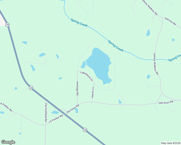 map of restaurants, bars, coffee shops, grocery stores, and more near 17 Lakeshore Drive in Laurel