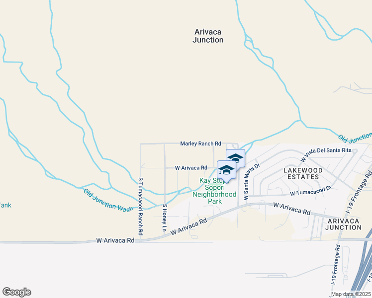 map of restaurants, bars, coffee shops, grocery stores, and more near 5221 Marley Ranch Road in Amado