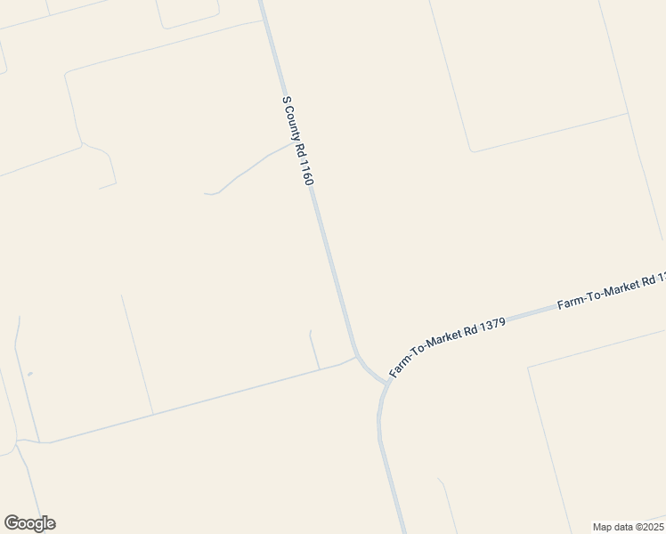 map of restaurants, bars, coffee shops, grocery stores, and more near South County Road 1160 in Midland