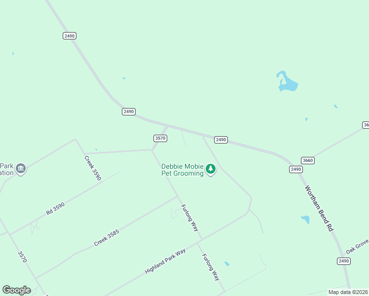 map of restaurants, bars, coffee shops, grocery stores, and more near 375 Farm to Market Road 2490 in China Spring