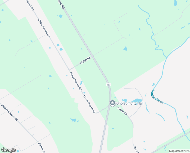 map of restaurants, bars, coffee shops, grocery stores, and more near 15617 Gholson Road in Waco