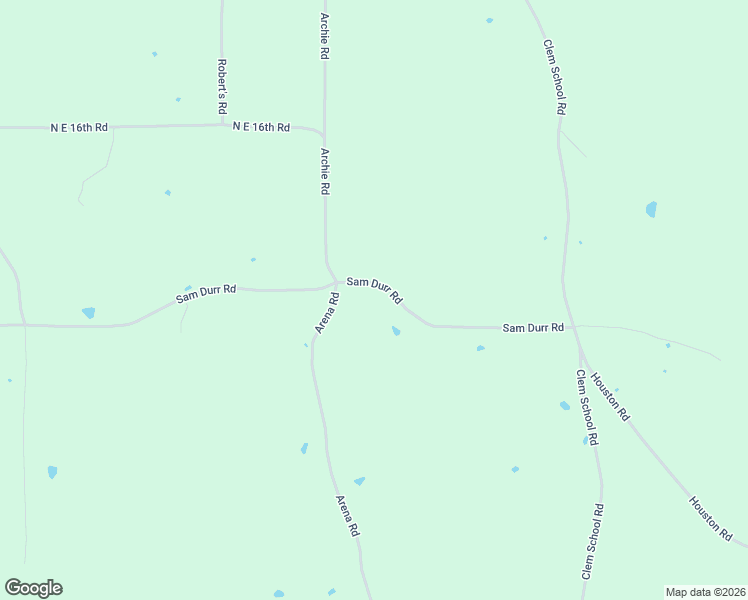 map of restaurants, bars, coffee shops, grocery stores, and more near Sam Durr Road in Mount Olive