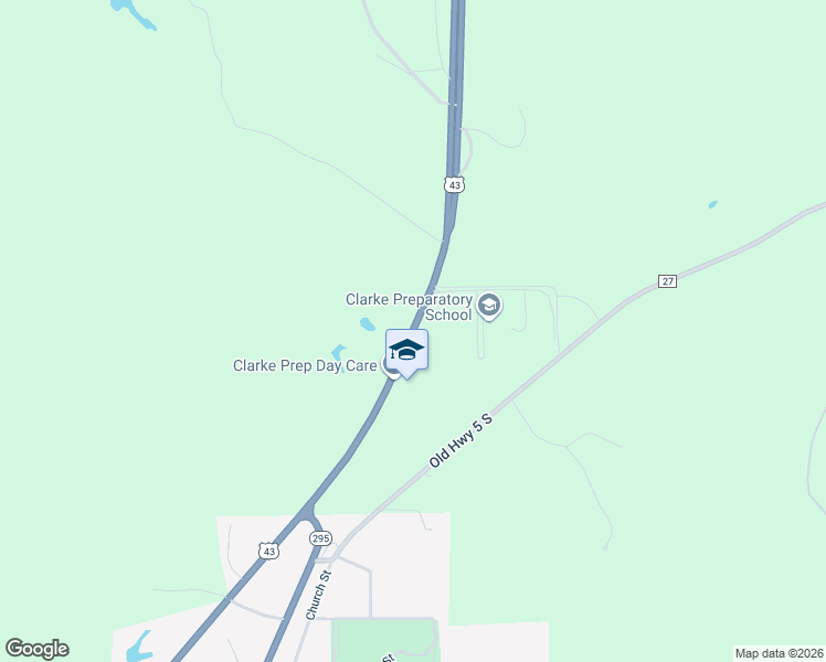 map of restaurants, bars, coffee shops, grocery stores, and more near 19845 Alabama 13 in Grove Hill