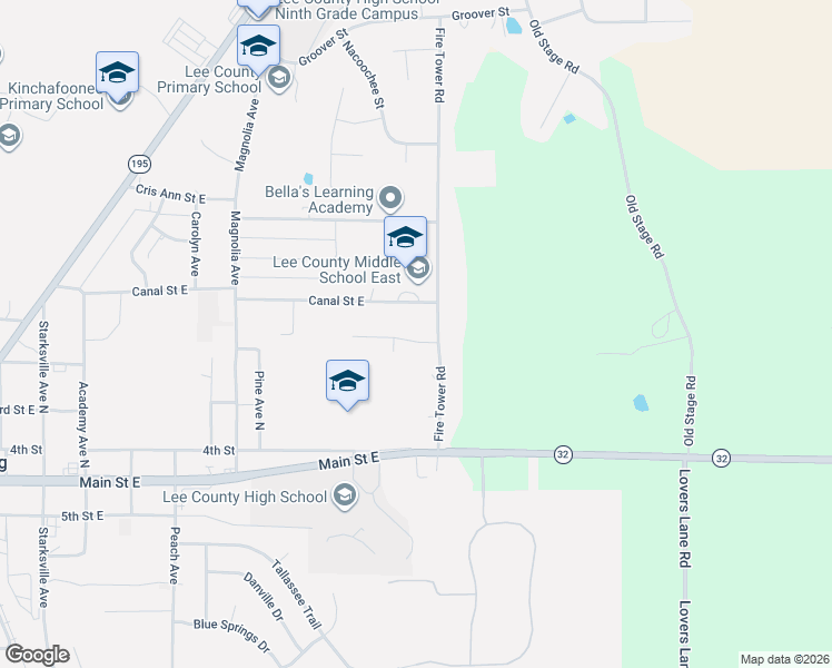 map of restaurants, bars, coffee shops, grocery stores, and more near 167 Fire Tower Road in Leesburg