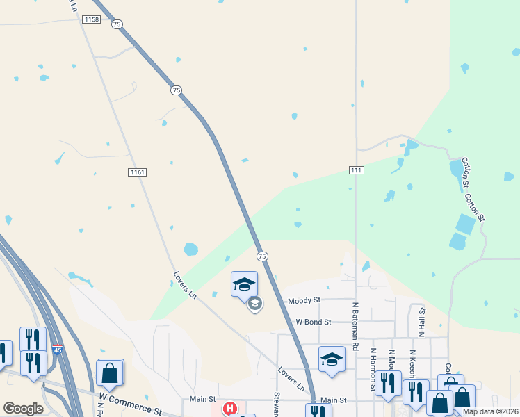 map of restaurants, bars, coffee shops, grocery stores, and more near 780 North Fairway in Fairfield