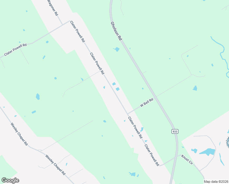 map of restaurants, bars, coffee shops, grocery stores, and more near 998 Clater Powell Road in Waco