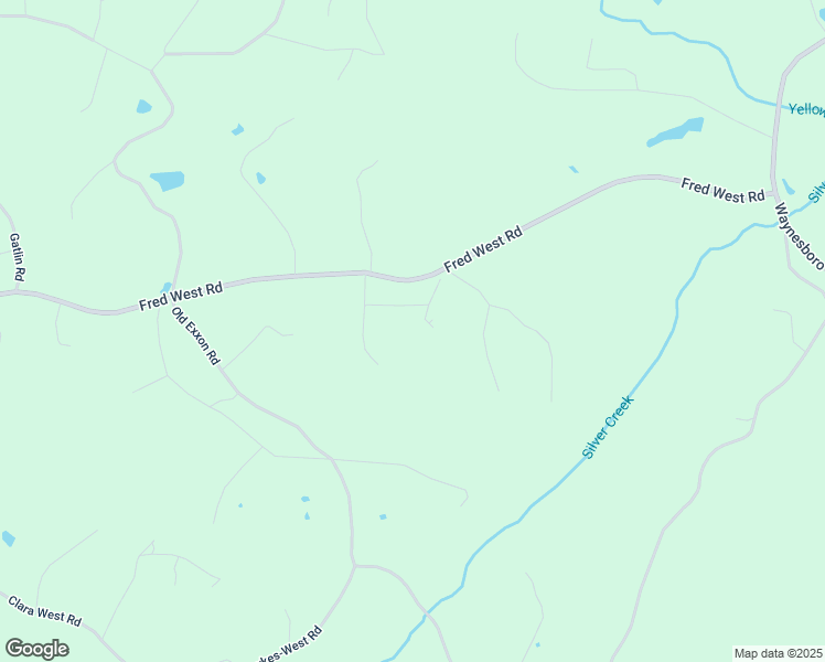 map of restaurants, bars, coffee shops, grocery stores, and more near 397 Fred West Road in Waynesboro