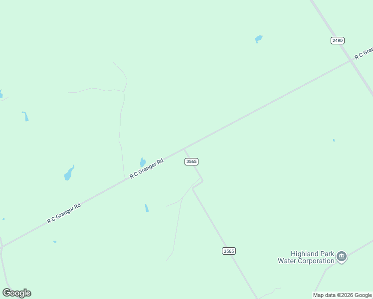 map of restaurants, bars, coffee shops, grocery stores, and more near County Road 3565 in China Spring