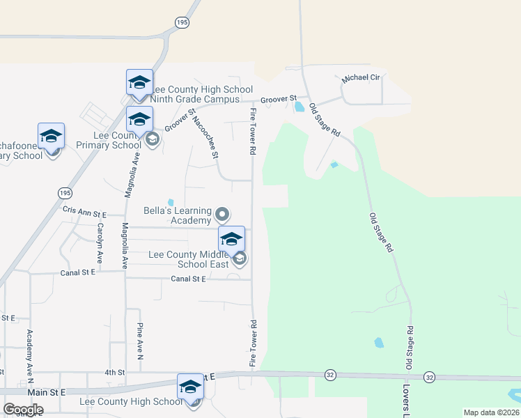 map of restaurants, bars, coffee shops, grocery stores, and more near 230 Fire Tower Road in Leesburg
