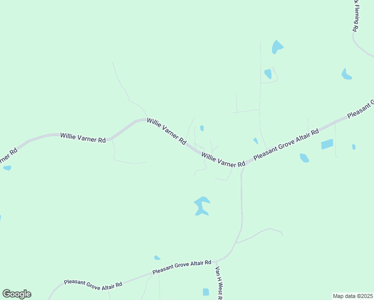 map of restaurants, bars, coffee shops, grocery stores, and more near 687 Willie Varner Road in Shubuta