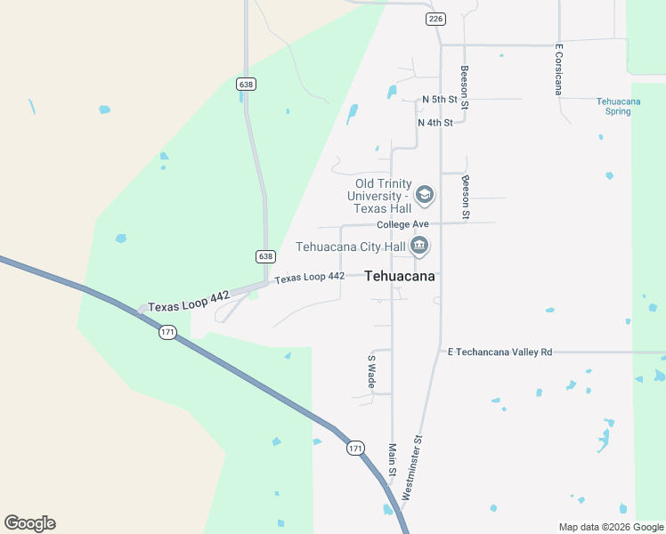 map of restaurants, bars, coffee shops, grocery stores, and more near South 2nd Street West in Mexia