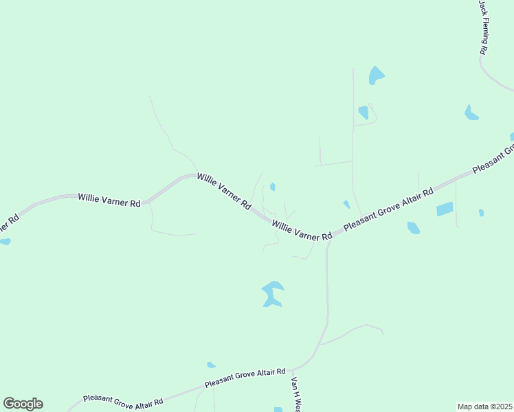map of restaurants, bars, coffee shops, grocery stores, and more near 687 Willie Varner Road in Shubuta