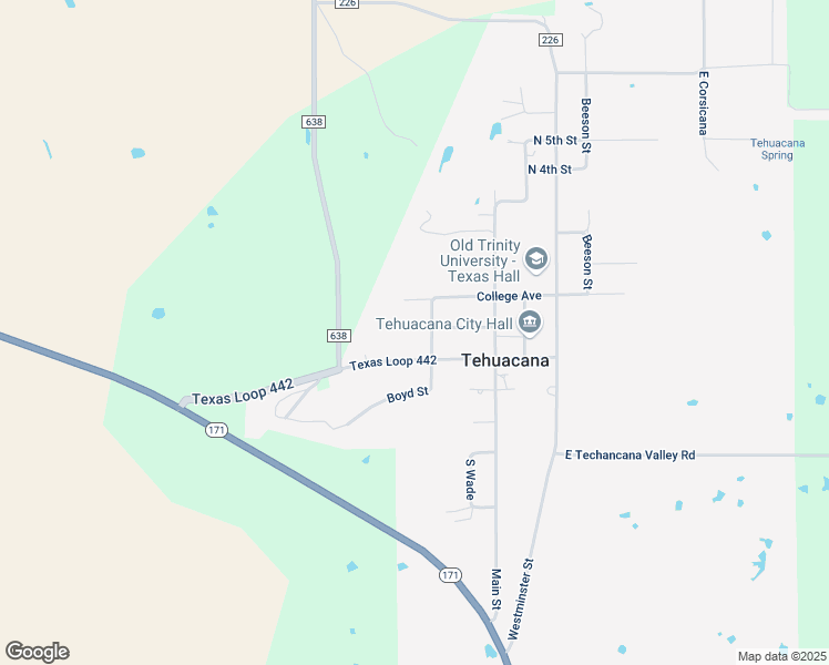 map of restaurants, bars, coffee shops, grocery stores, and more near South 2nd Street West in Mexia