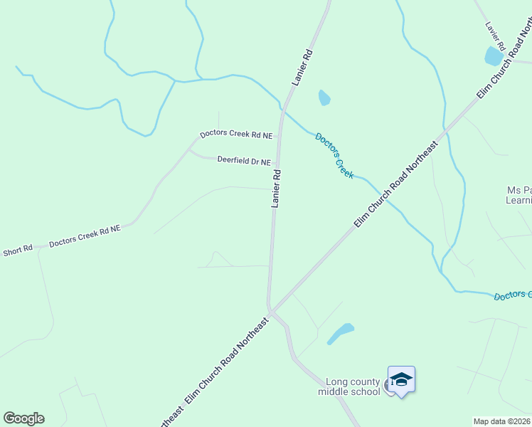 map of restaurants, bars, coffee shops, grocery stores, and more near 173 Lanier Road in Ludowici