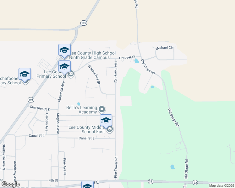 map of restaurants, bars, coffee shops, grocery stores, and more near 249 Fire Tower Road in Leesburg
