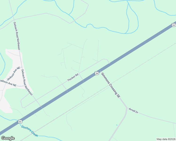 map of restaurants, bars, coffee shops, grocery stores, and more near 3795 U.S. 84 in Ludowici