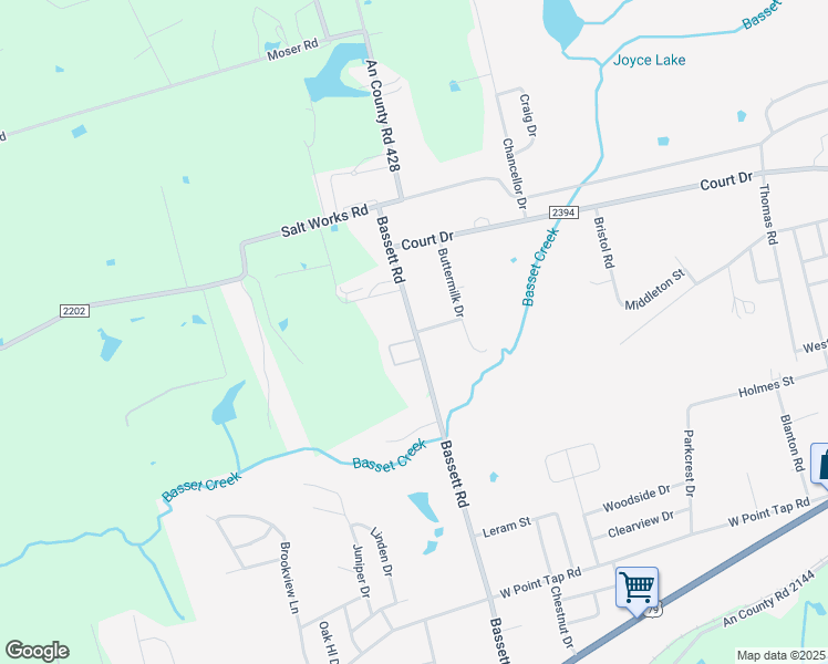 map of restaurants, bars, coffee shops, grocery stores, and more near 999 Bassett Road in Palestine
