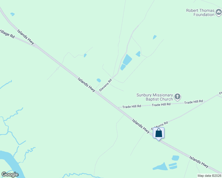 map of restaurants, bars, coffee shops, grocery stores, and more near 153 Stevens Road in Midway