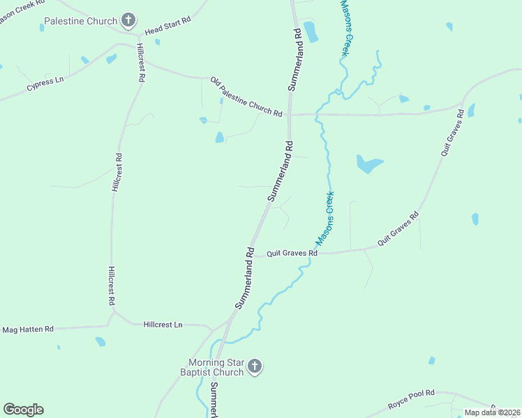 map of restaurants, bars, coffee shops, grocery stores, and more near 502 Summerland Road in Taylorsville